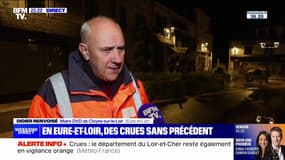 Didier Renvoisé (maire de Cloyes-sur-le-Loir): "Nous aurons dépassé la crue centennale qui datait de 1995"