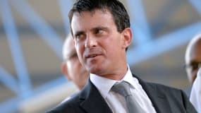 Manuel Valls en visite en Guadeloupe en tant que ministre de l'Intérieur, le 18 octobre 2013