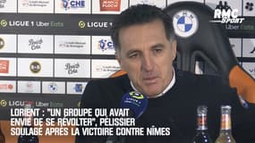 Lorient : "Un groupe qui avait envie de se révolter", Pélissier soulagé après la victoire contre Nîmes