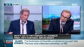 "François de Rugy a dit la semaine dernière que les fonctionnaires touchaient plus que les députés. Cela a fait un scandale et les syndicats des fonctionnaires se sont réunis pour faire pression auprès de lui"