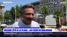 Mulhouse: une plage pour passer l'été presque comme à la mer