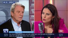Bernard Kouchner face à Apolline de Malherbe en direct