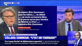 Tout comme lui, Gilbert Collard pense "qu'un jour viendra où Marine Le Pen (...) rejoindra Eric Zemmour"