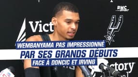 NBA : "C'est toutes les semaines qu'on a des grands joueurs en face", Wembanyama déjà prêt pour ses grands débuts