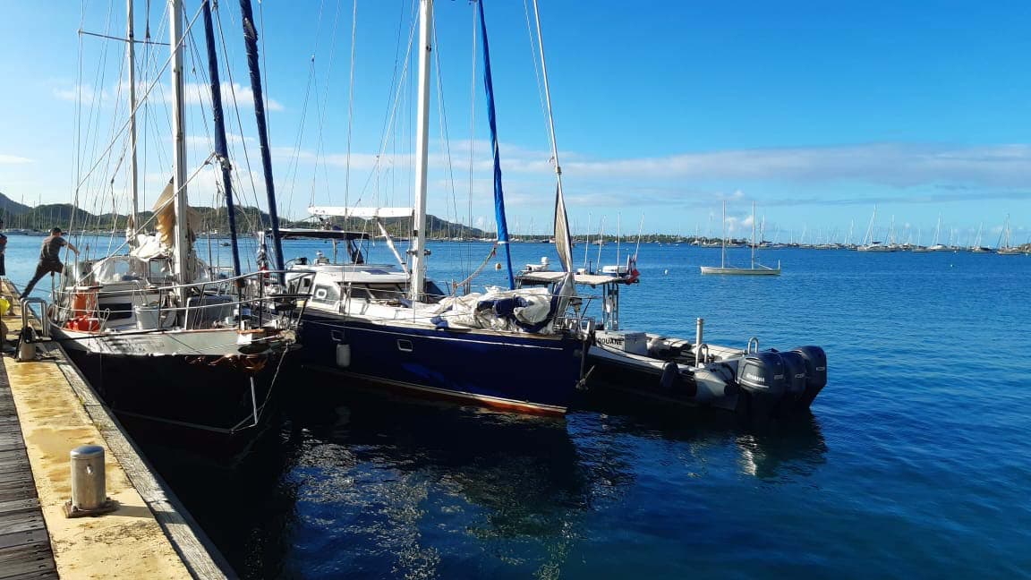 Les deux bateaux arraisonnés Les deux bateaux arraisonnés