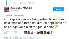 L'échange musclé entre Daniel Riolo et Jean-Michel Aulas sur Twitter