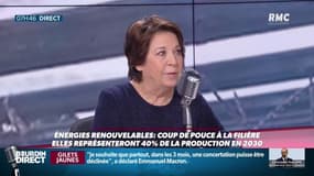 Nucléaire: Corinne Lepage:  "C'est le solaire qui a baissé de 75% en cinq ans et qui va encore baisser."