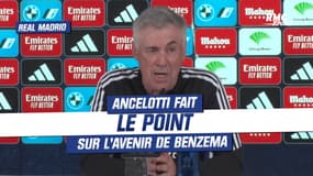 Real Madrid : Ancelotti fait le point sur l'avenir de Benzema 