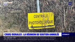 Cruis: une réunion publique de soutien au parc photovoltaïque annulée