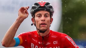 Gino Mäder, vainqueur de la 6e étape du Giro, le 13 mai 2021.