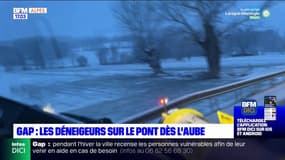 Gap: les déneigeurs sur le pont dès l'aube pour dégager les routes