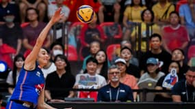 Amélie Rotar lors du match entre la France et la Chine, le 31 août 2025.