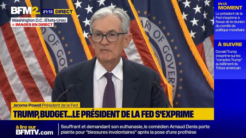 "J'y suis très attaché": Le président de la Fed ne "croit pas" que l'institution perdra son indépendance vis-à-vis du pouvoir politique