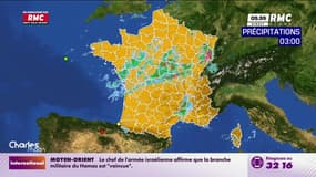 Pluie-inondations : trois départements en vigilance orange