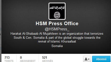 Ce compte baptisé @HSMPress, avait publié des images du cadavre d'un soldat français, tué pendant l'opération de sauvetage ratée d'un otage en Somalie.