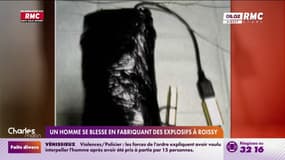 Un homme se blesse en fabriquant des explosifs à Roissy