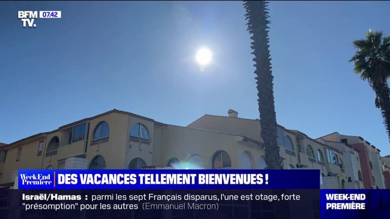 Certains vacanciers prolongent leurs vacances au soleil dans le sud de la France