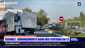Pénurie de carburants: la tension monte dans les stations-services de Marseille