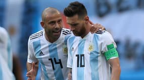 Lionel Messi et Javier Mascherano