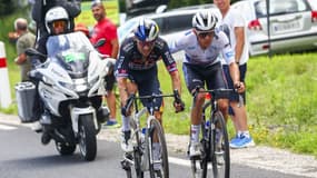 Primoz Roglic et Remco Evenepoel sur le Tour de France 2024