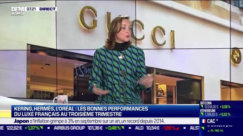Joëlle De montgolfier (Bain & Company) : Les bonnes performances du luxe français - 21/10