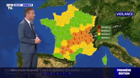 De nombreux départements placés en alerte canicule et quelques averses dans les régions du Nord-Ouest pour ce vendredi 