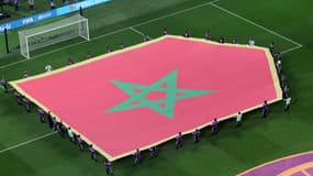 Le drapeau marocain lors de la Coupe du monde 2022 au Qatar
