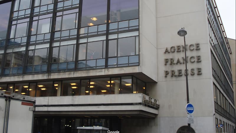 Les locaux de l'AFP à Paris, dans le IIe arrondissement.