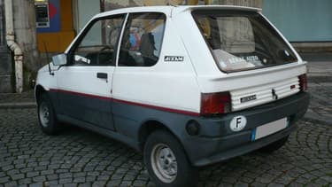 Une Aixam Twin du même type que le véhicule intercepté par les gendarmes sur l'A48.