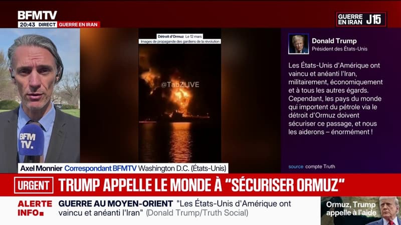 Sur son réseau social, Donald Trump affirme que "les États-Unis ont vaincu et anéanti l'Iran"
