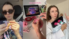 Des créatrices de contenus spécialisées dans le crochet sur Tiktok. 