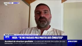 Affaire Hedi: "Si les policiers ont fait une faute, ils seront sévèrement sanctionnés", estime Rudy Manna (porte-parole du syndicat Alliance Police Nationale)