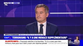 Menace terroriste: "Ça se passe bien ou mieux en France qu'ailleurs" affirme Gérald Darmanin