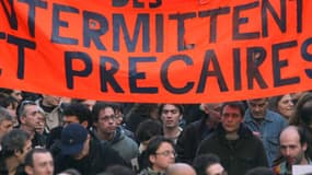 Une manifestation d'intermittents du spectacle