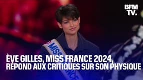  "Les commentaires haineux sur mon physique, je ne les regarde pas", confie Ève Gilles, Miss France 2024 