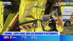 Vienne : expo choc sur les risques d'accidents de la route