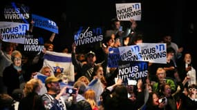 Cérémonie d'hommage aux victimes des attaques du Hamas contre Israël le 7 octobre 2023, à l'occasion de son premier anniversaire, organisée par le Crif à Paris, le 7 octobre 2024