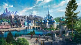 Un lac artificiel au pied du château de la Reine des Neiges va être créé à Disneyland Paris.