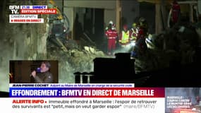Marseille: "Au moins deux immeubles", proches de celui qui s'est effondré, devront être détruits ou consolidés, affirme Jean-Pierre Cochet, adjoint au maire
