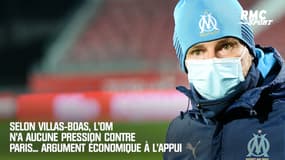 "Un milliard et demi de différence" entre l'OM et le PSG = zéro pression sur les Olympiens selon Villas-Boas