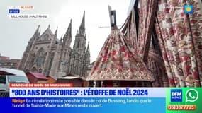 Mulhouse: les étoffes à l'honneur au marché de Noël