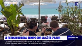 Le retour du beau temps sur la Côte d'Azur