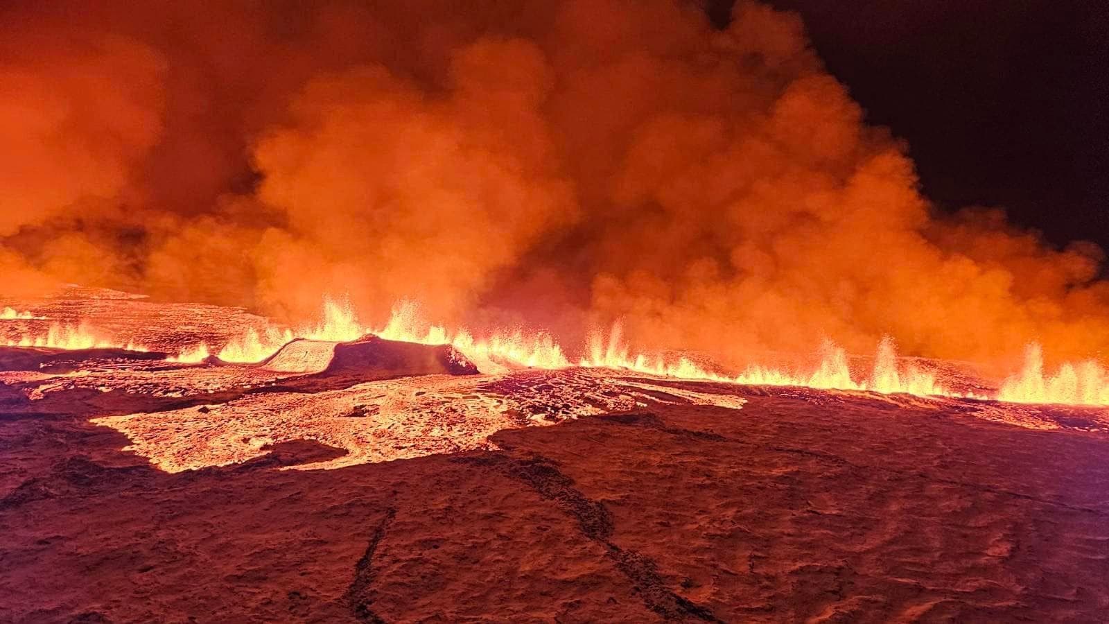 Nouvelle éruption volcanique en Islande, le 18 décembre 2023