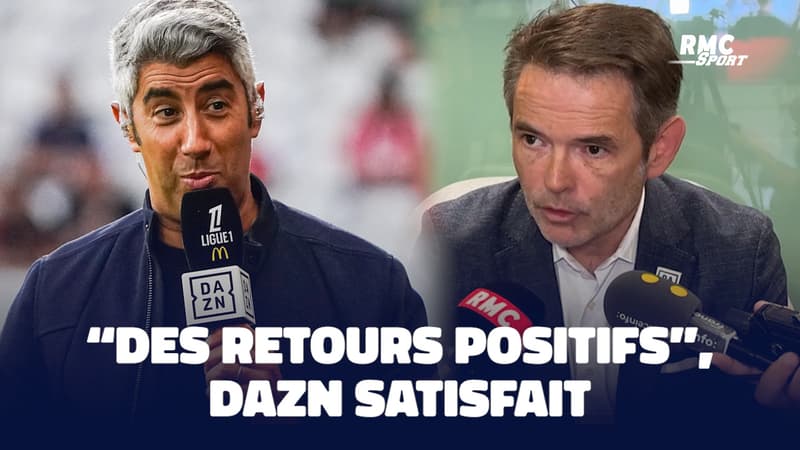 "Zéro bug et les retours sont positifs", le PDG de DAZN France très satisfait du lancement de la L1