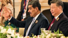 Le président vénézuélien Nicolas Maduro et son homologue chinois Xi Jinping en mai 2025.