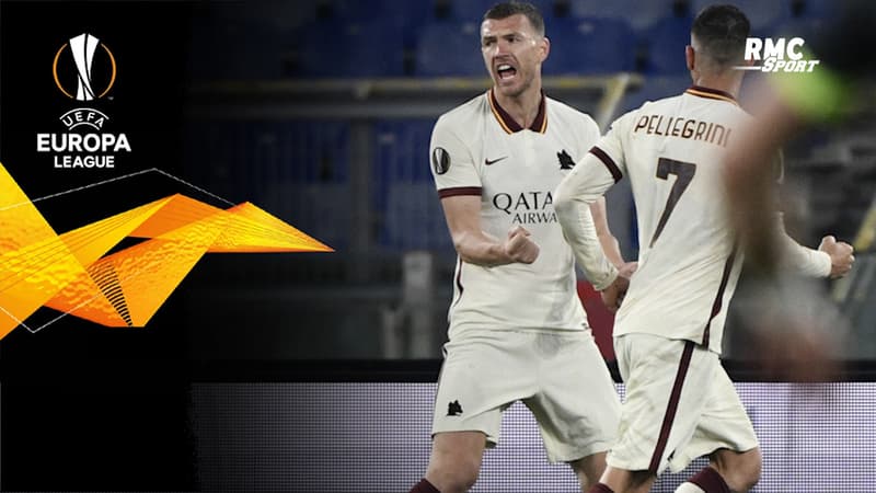 AS Rome - Ajax : Dzeko égalise après un dribble dévastateur de Calafiori