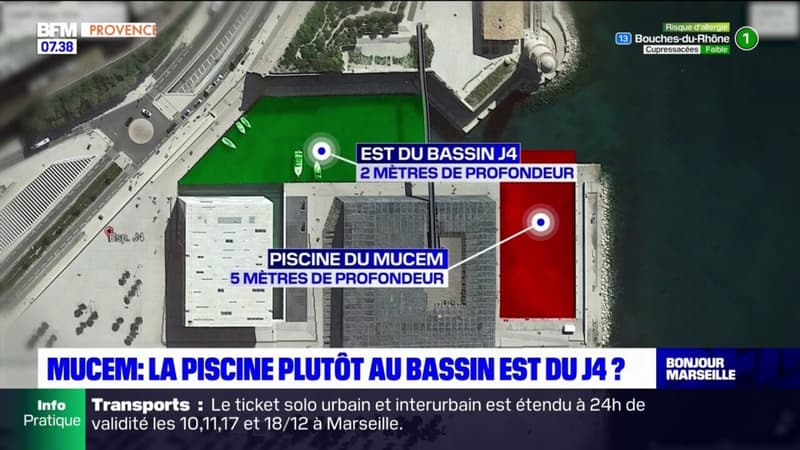 Mucem: la piscine plutôt au bassin est du J4?