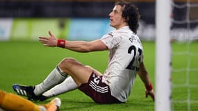 David Luiz face à Wolverhampton