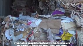 Des déchets plastique que l'Indonésie veut renvoyer à l'Australie