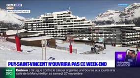 La station de Puy-Saint-Vincent n'ouvrira pas ce week-end